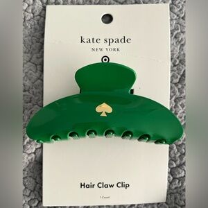 Kate Spade New York X Target Green Hair Claw Clip with Gold Spade Accent